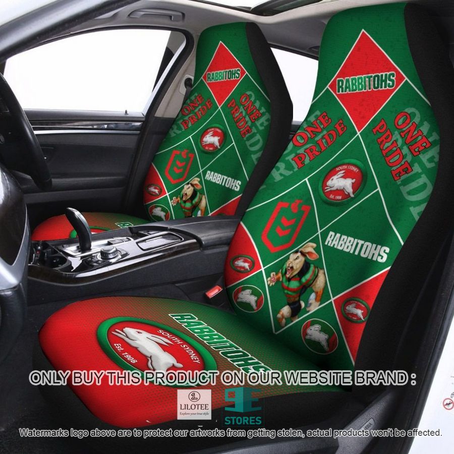 South Sydney Rabbitohs One Pride Car Seat Covers 9