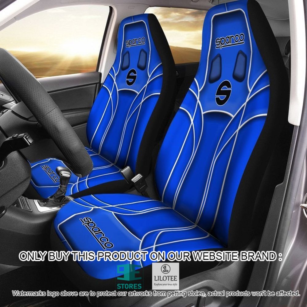 Sparco Blue Car Seat Cover - LIMITED EDITION 8