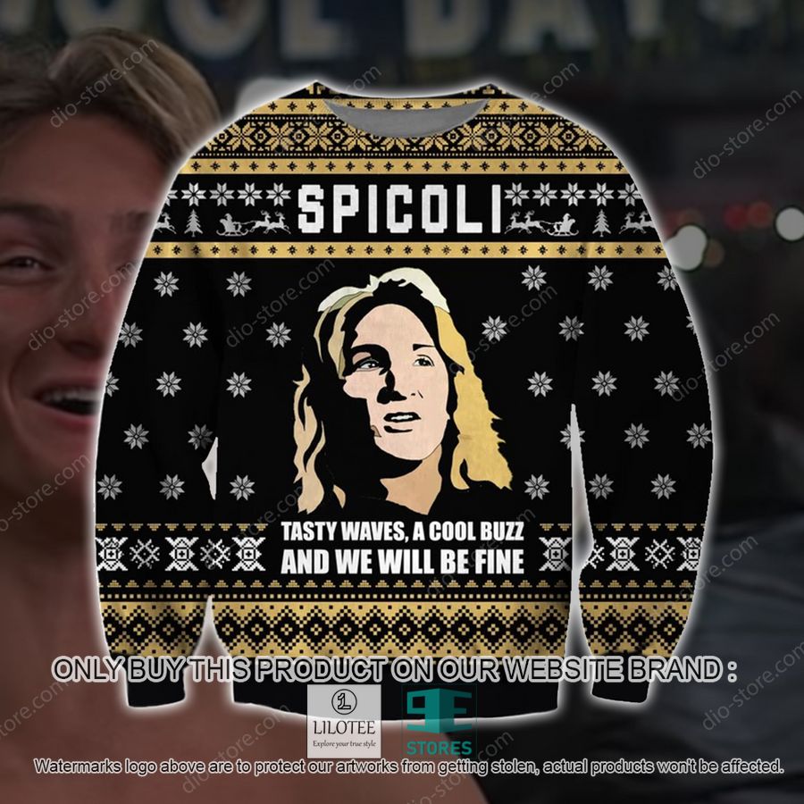 Spicoli Tasty Waves A Cool Buzz And We Will Be Fine Knitted Wool Sweater - LIMITED EDITION 8
