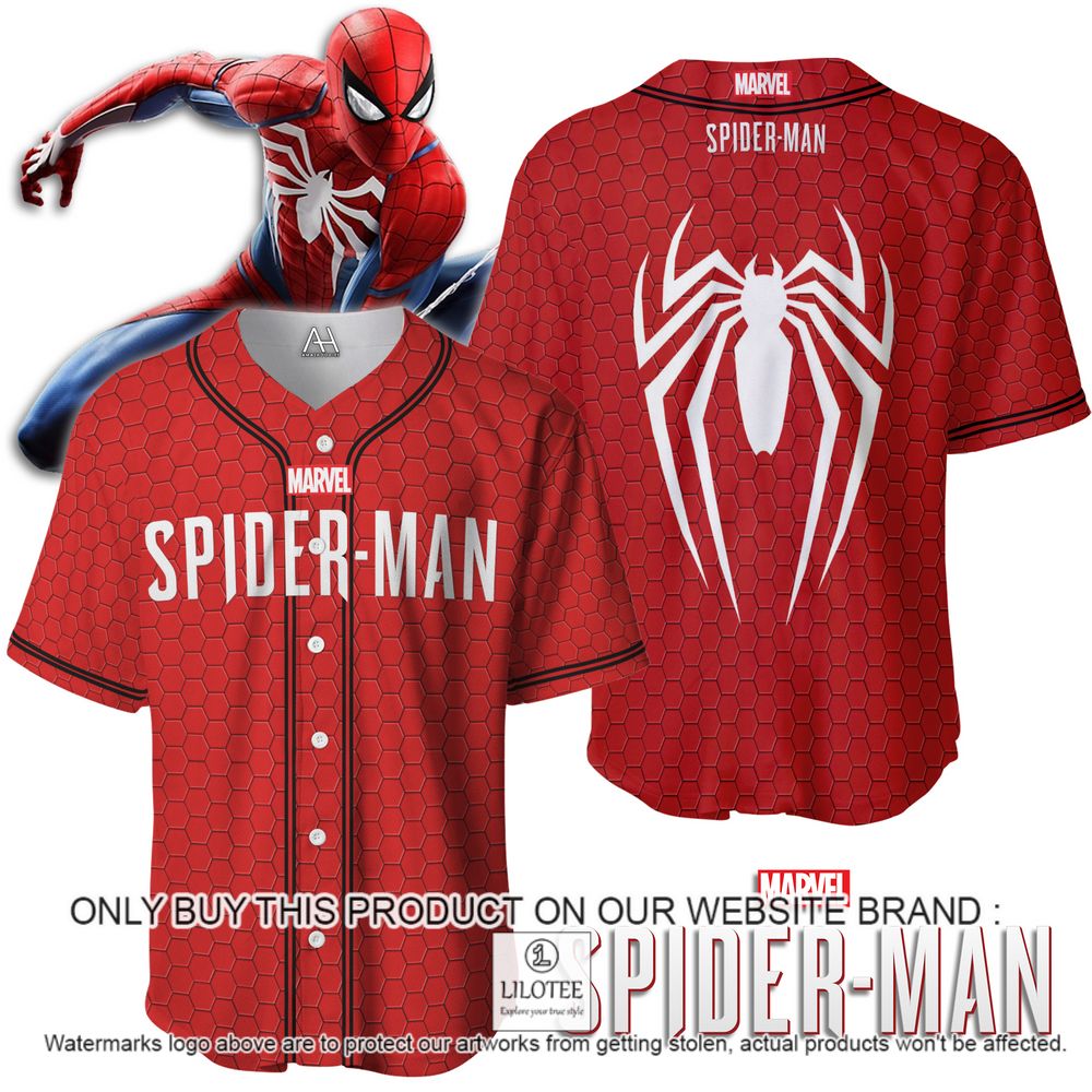 Spider Man Marvel Baseball Jersey - LIMITED EDITION 2