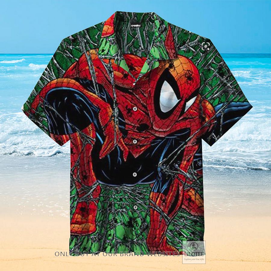 Spider-Man Marvel Comic red green Hawaiian Shirt - LIMITED EDITION 9