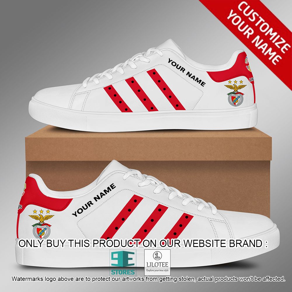 Sport Lisboa e Benfica Your Name Stan Smith Low Top Shoes - LIMITED EDITION 4