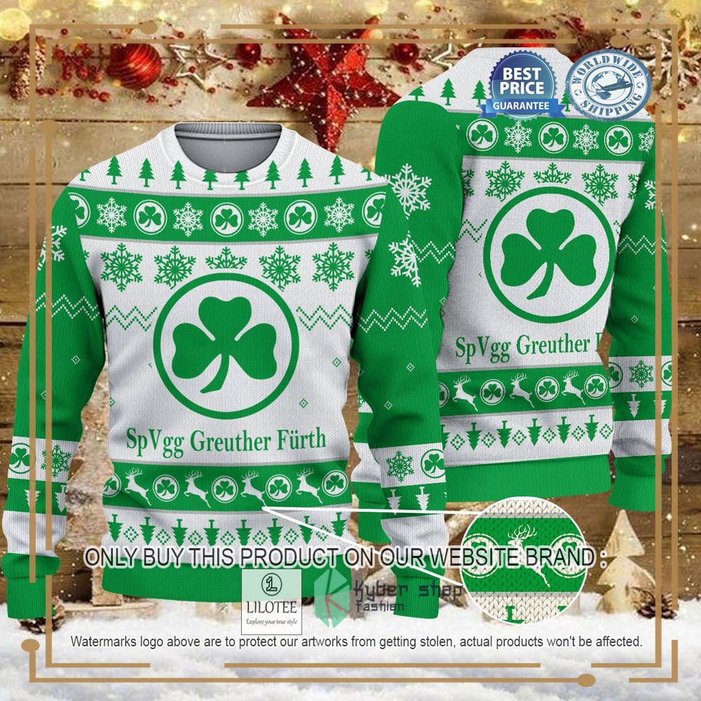 SpVgg Greuther Furth green Ugly Christmas Sweater - LIMITED EDITION 6