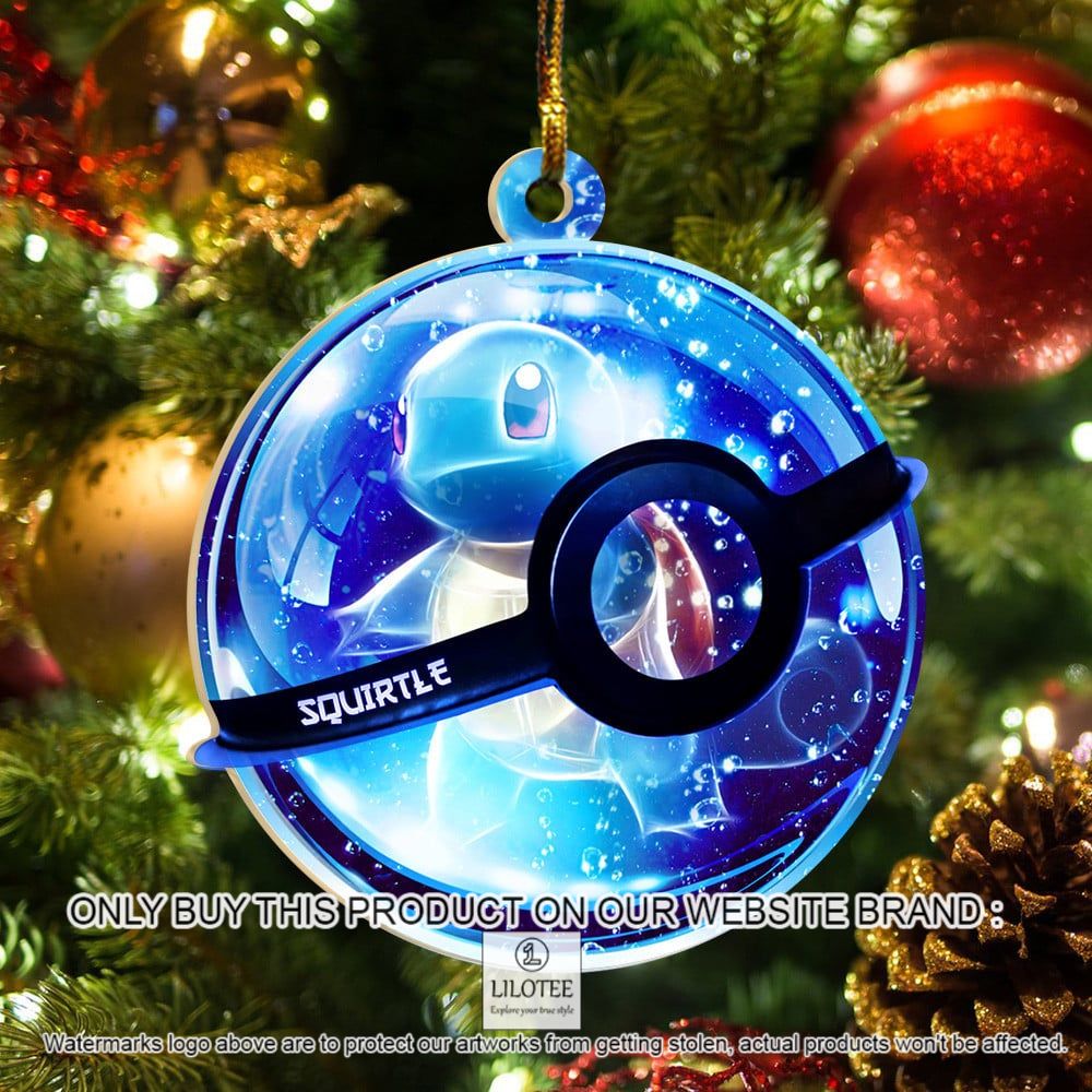Squirtle Pokemon Christmas Ornament - LIMITED EDITION 9