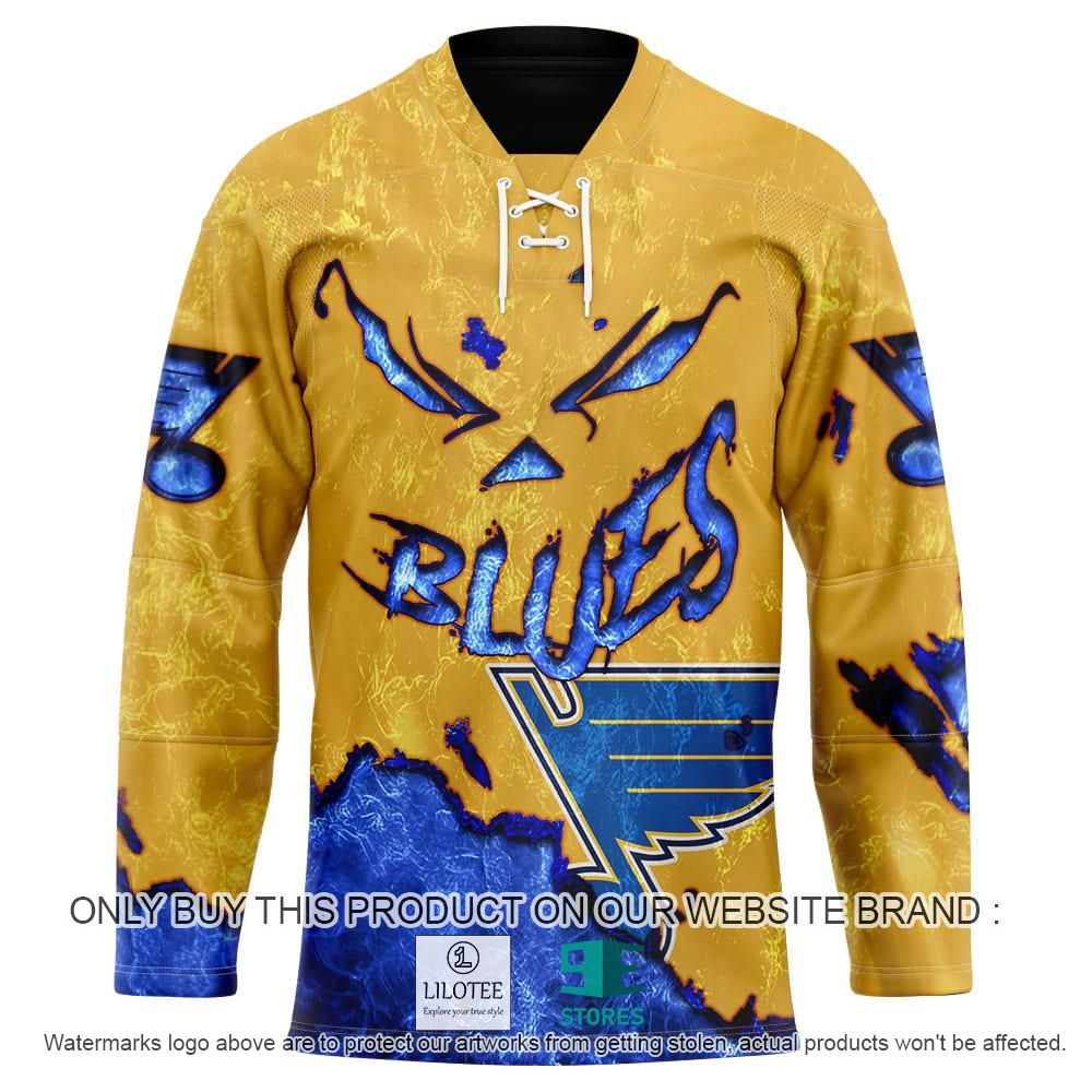 St. Louis Blues Blood Personalized Hockey Jersey Shirt - LIMITED EDITION 21