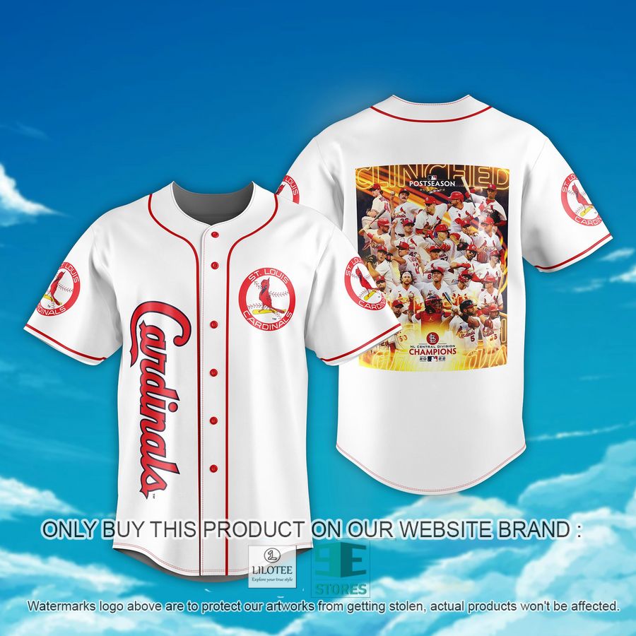 St. Louis Cardinals NL Central Division Champions Baseball Jersey 7