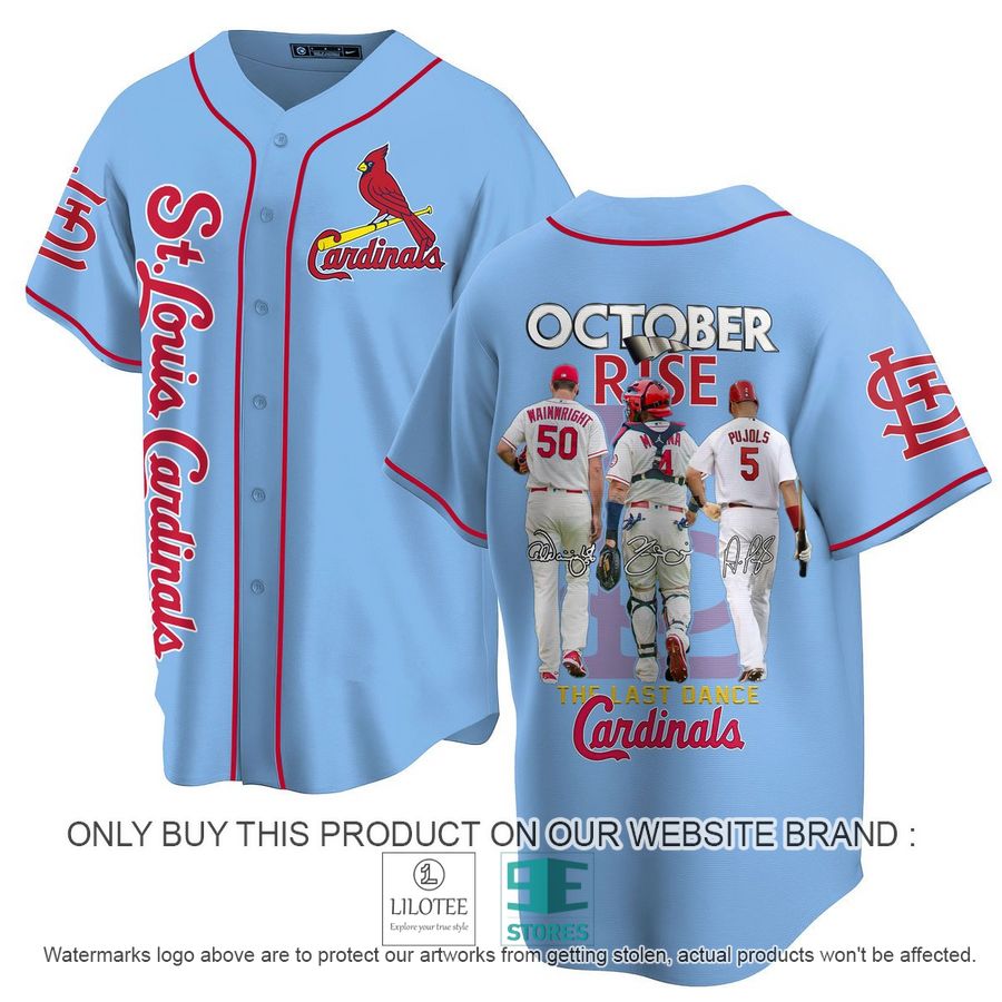 St. Louis Cardinals October Rise The Last Dance Cardinals blue Baseball Jersey - LIMITED EDITION 6