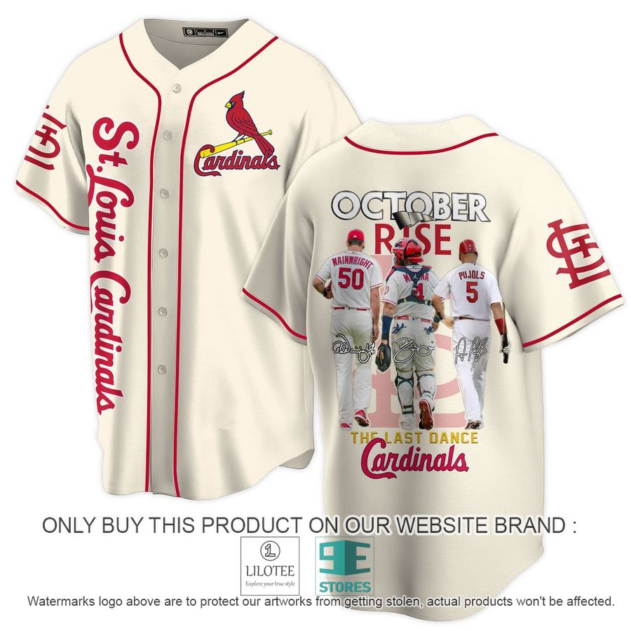 St. Louis Cardinals October Rise The Last Dance Cardinals cream Baseball Jersey - LIMITED EDITION 7