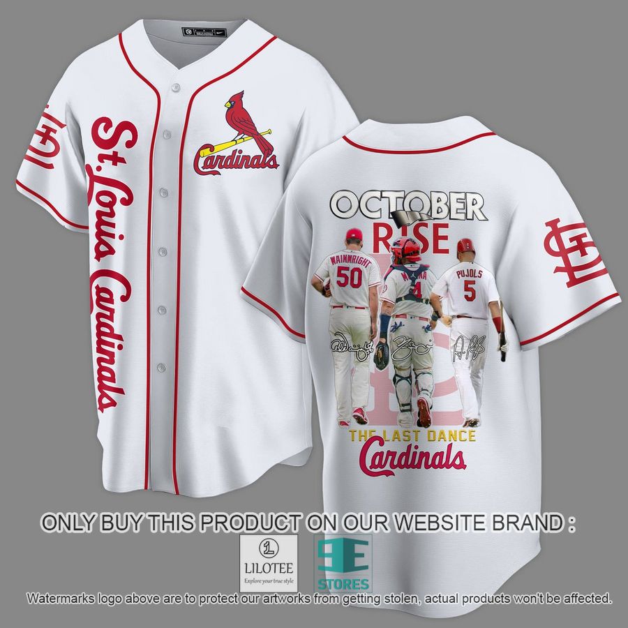 St. Louis Cardinals October Rise The Last Dance Cardinals White Baseball Jersey - LIMITED EDITION 6