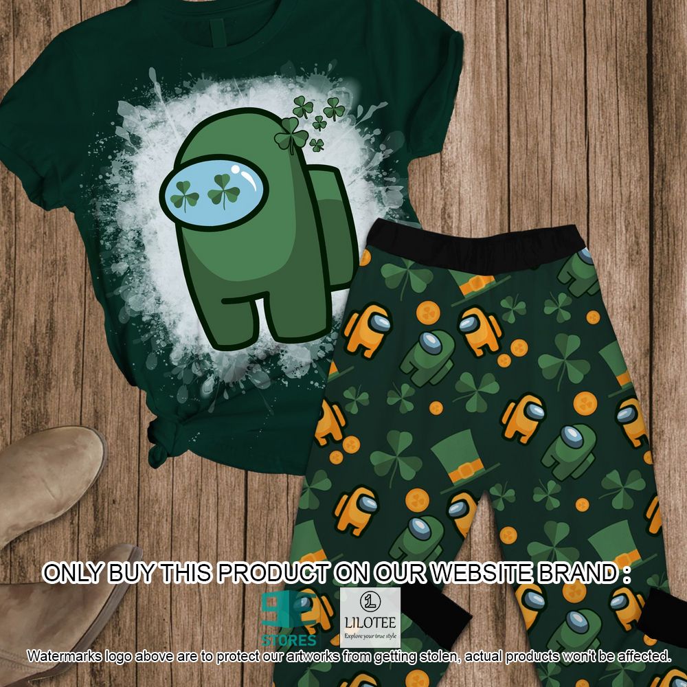 St Patrick's Day Among Us Green Pajamas Set - LIMITED EDITION 8