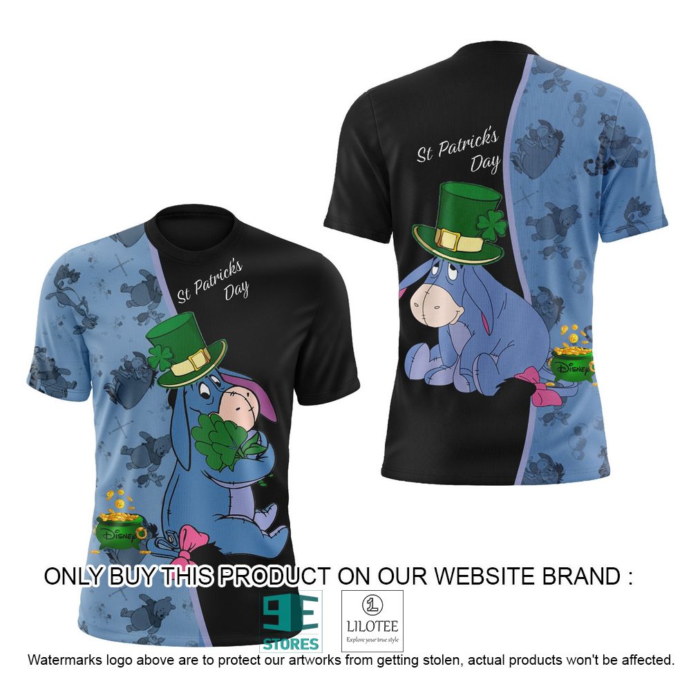 St Patrick's Day Eeyore 3D Hoodie, Shirt - LIMITED EDITION 8