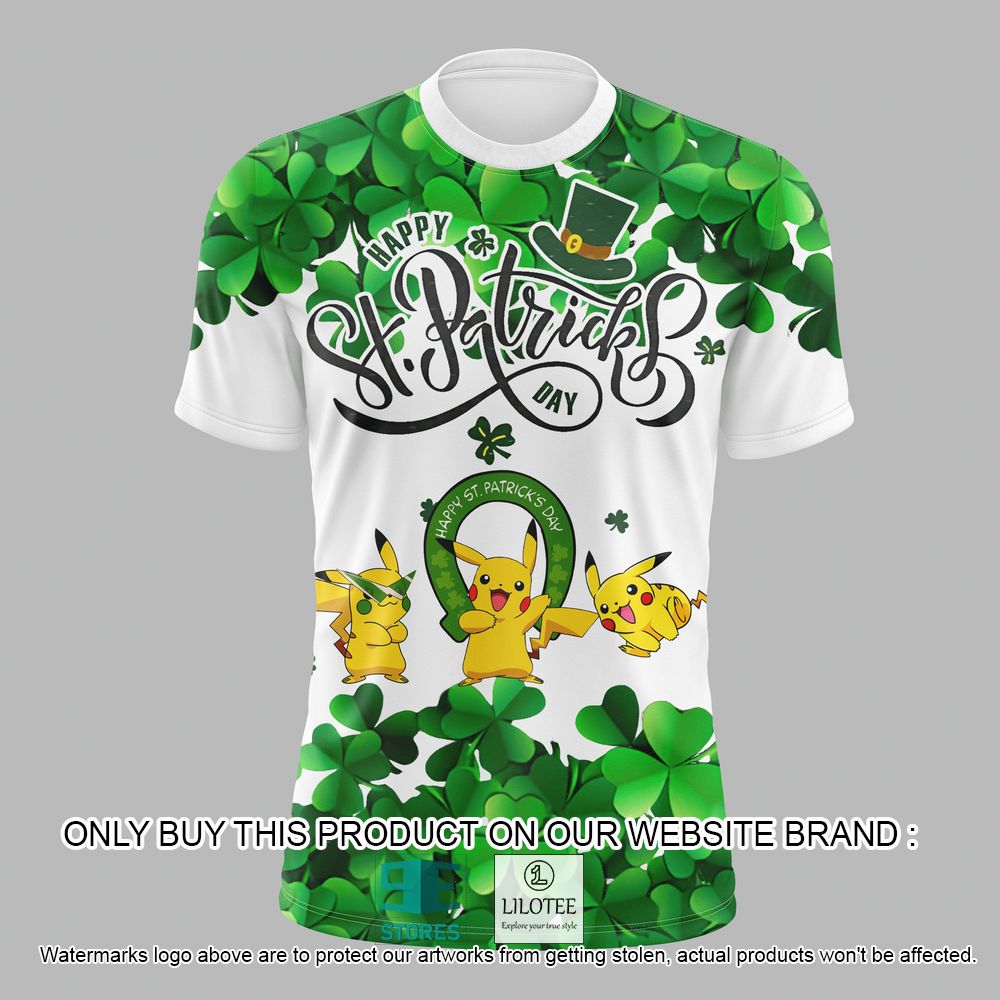 St Patrick's Day Pikachu 3D Hoodie, Shirt - LIMITED EDITION 4 St Patrick's Day Pikachu 3D Hoodie, Shirt - LIMITED EDITION - Image 4