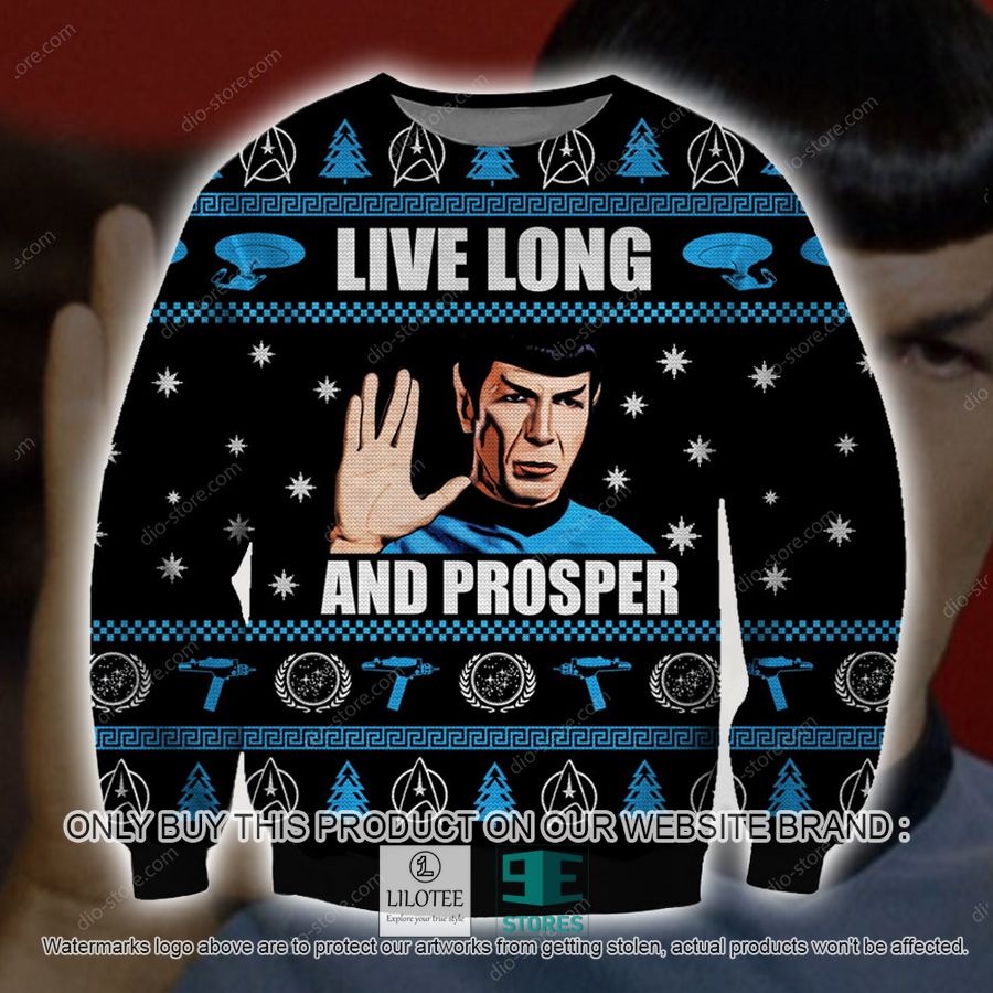 Star Trek Live Long And Prosper Knitted Wool Sweater - LIMITED EDITION 9