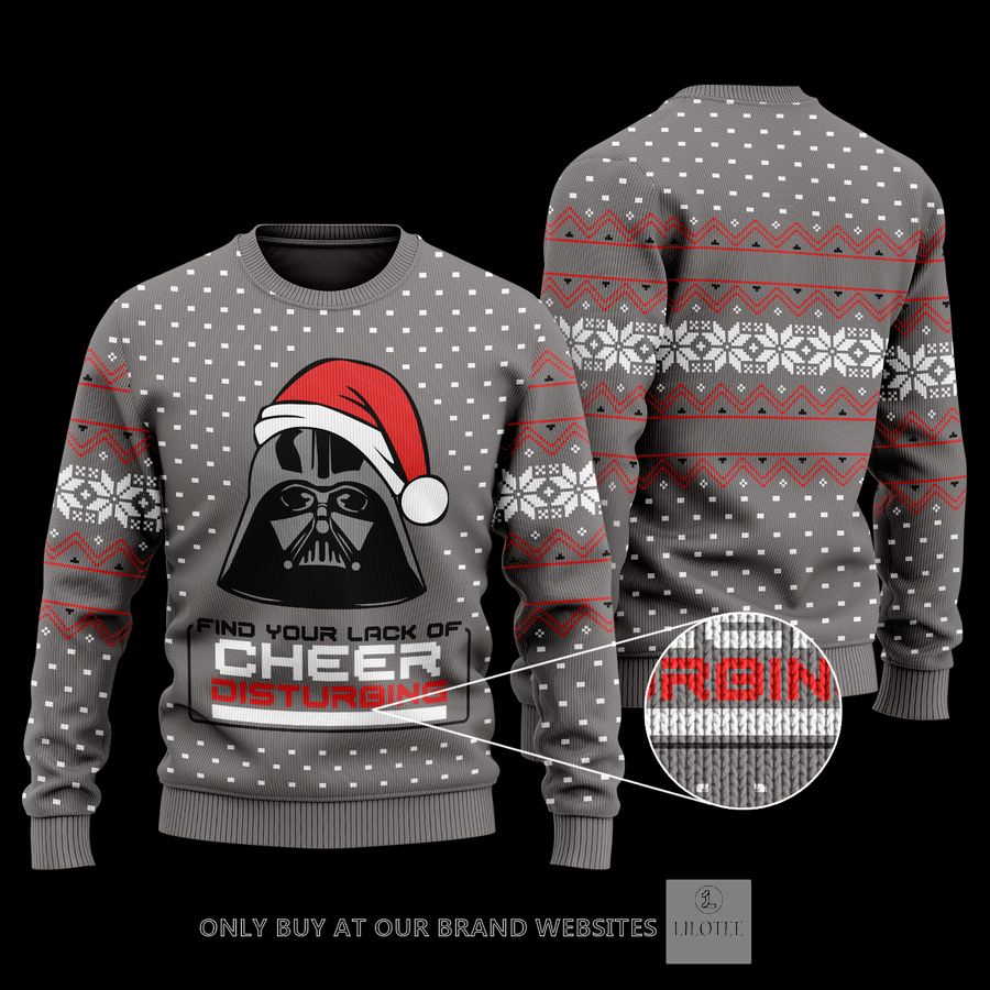Star Wars Darth Vader Find You lack of cheer Wool Sweater 9