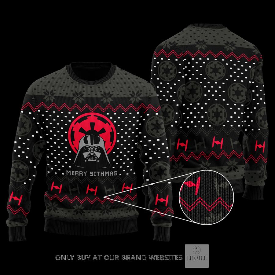 Star Wars Darth Vader Merry Sithmas Wool Sweater 9