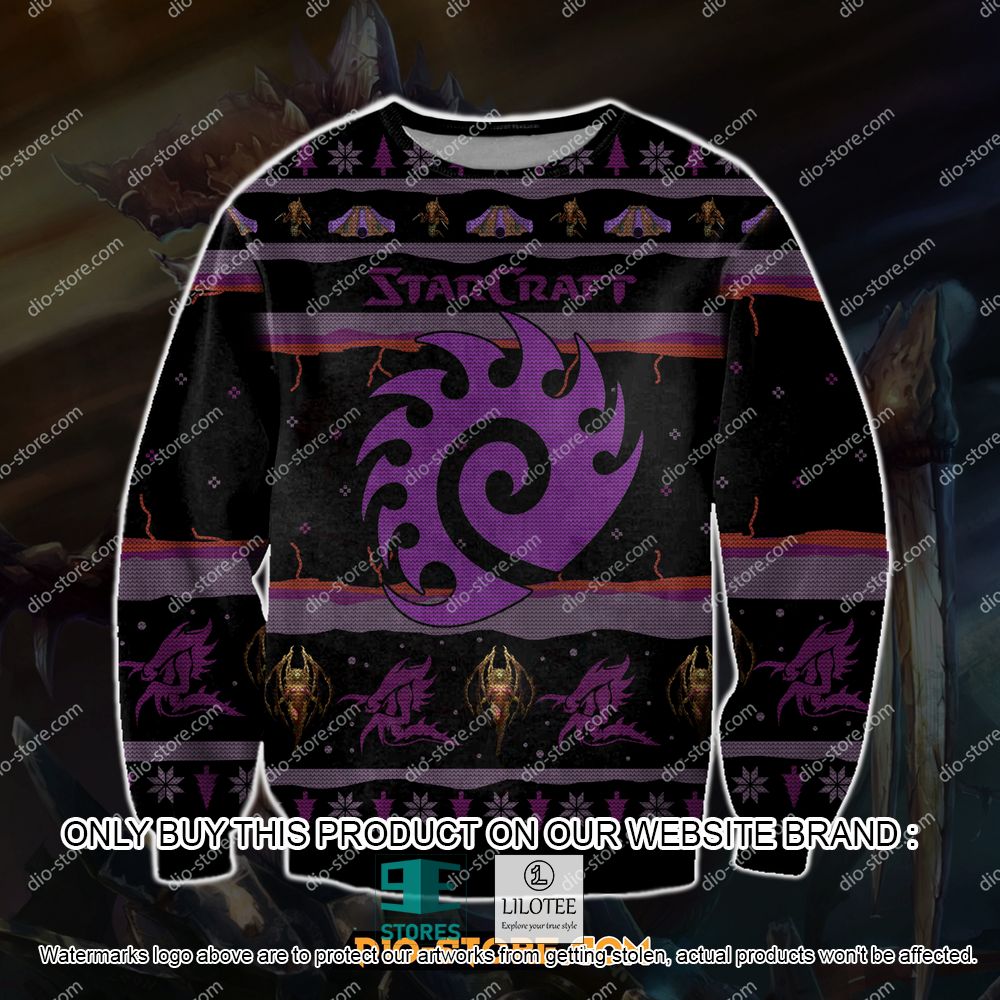 Starcraft Team Purple Ugly Christmas Sweater - LIMITED EDITION 11
