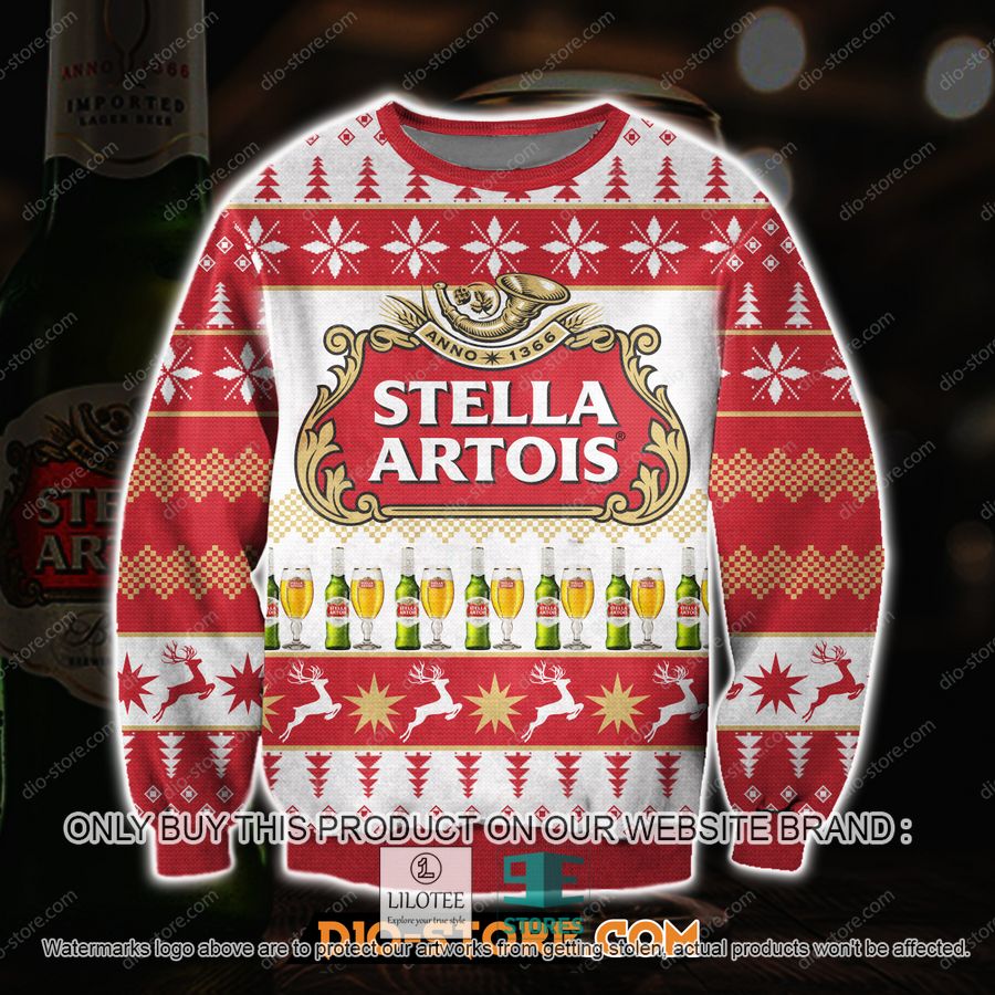 Stella Artois Beer Knitted Wool Sweater - LIMITED EDITION 8