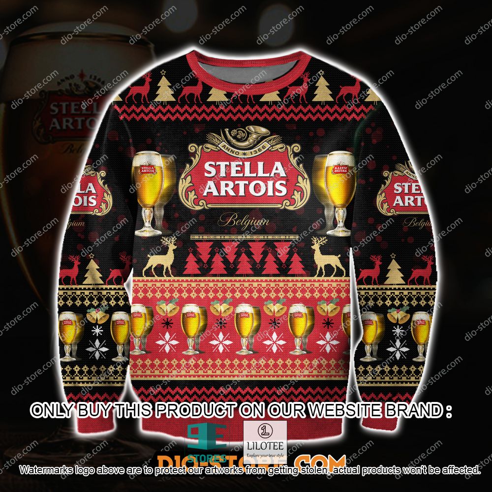 Stella Artois Beer Ugly Christmas Sweater - LIMITED EDITION 11