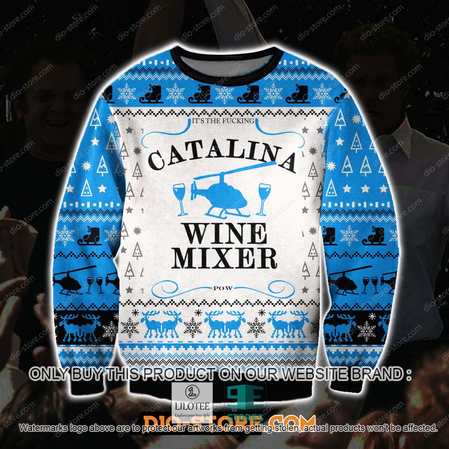 Step Brothers Catalina Wine Mixer Knitted Wool Sweater - LIMITED EDITION 8