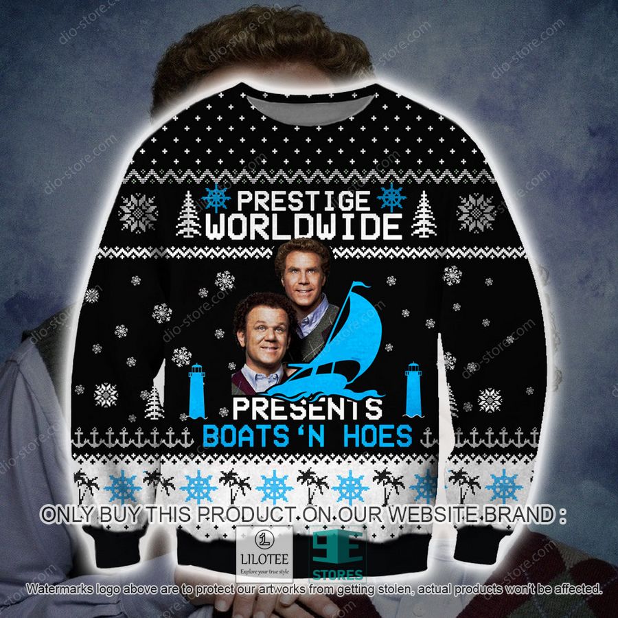 Step Brothers Prestige Worldwide Presents Boats'N Hoes Knitted Wool Sweater - LIMITED EDITION 16
