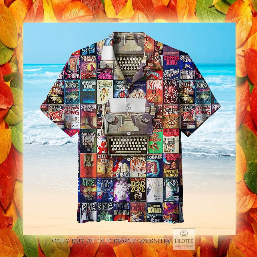 Alternative view of Stephen King Legacy Covers Hawaiian Shirt - LIMITED EDITION