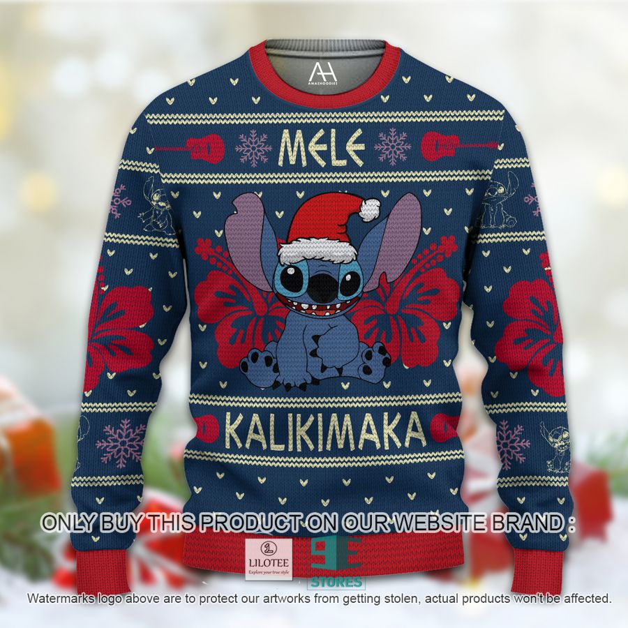 Stitch Mele Kalikimaka Christmas 3D Over Printed Shirt, Hoodie 13