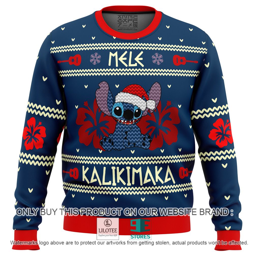 Stitch Mele Kalikimaka Christmas Sweater - LIMITED EDITION 10