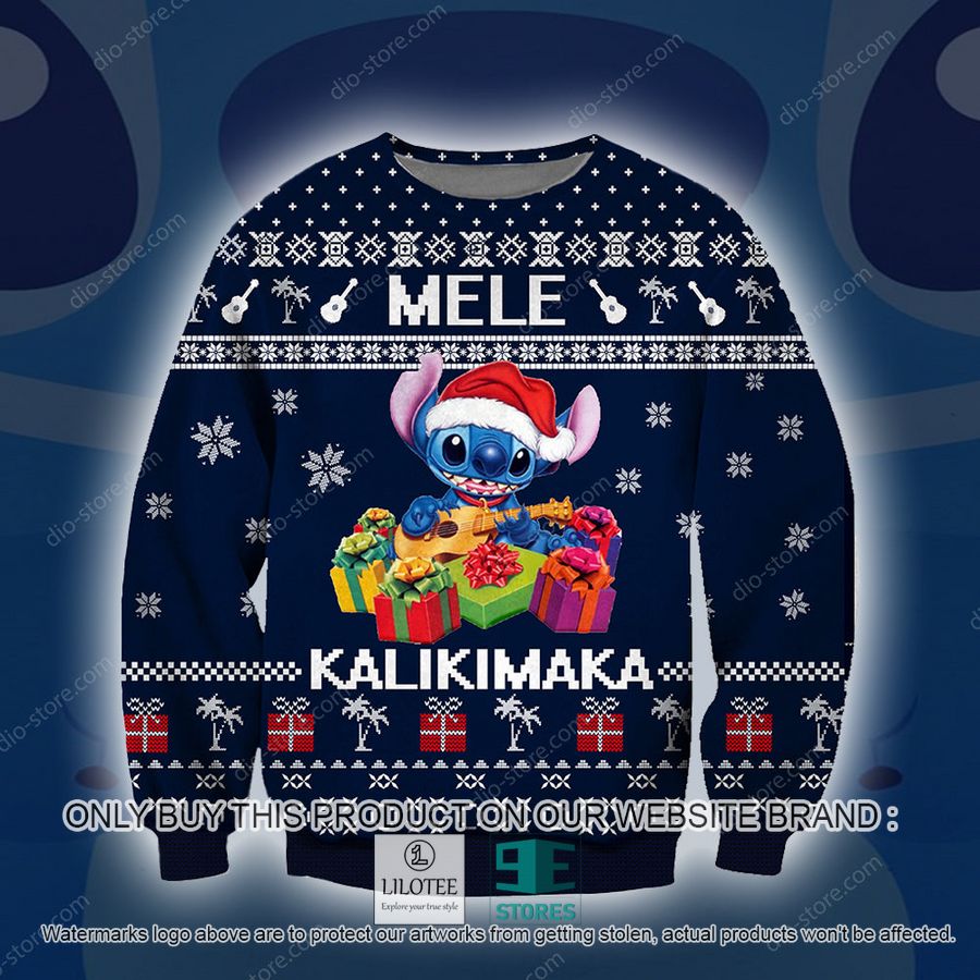 Stitch Mele Kalikimaka Knitted Wool Sweater - LIMITED EDITION 9