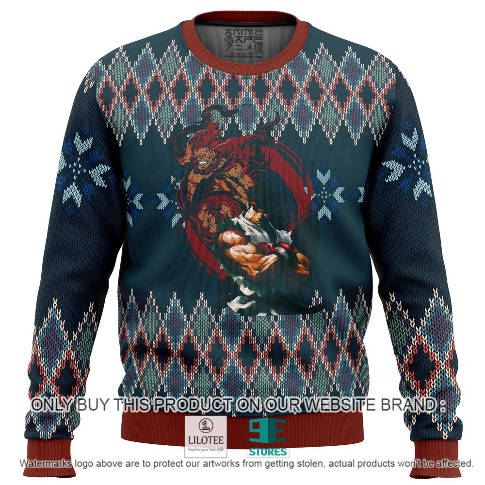 Street Fighter Ryu and Akuma Christmas Sweater - LIMITED EDITION 10
