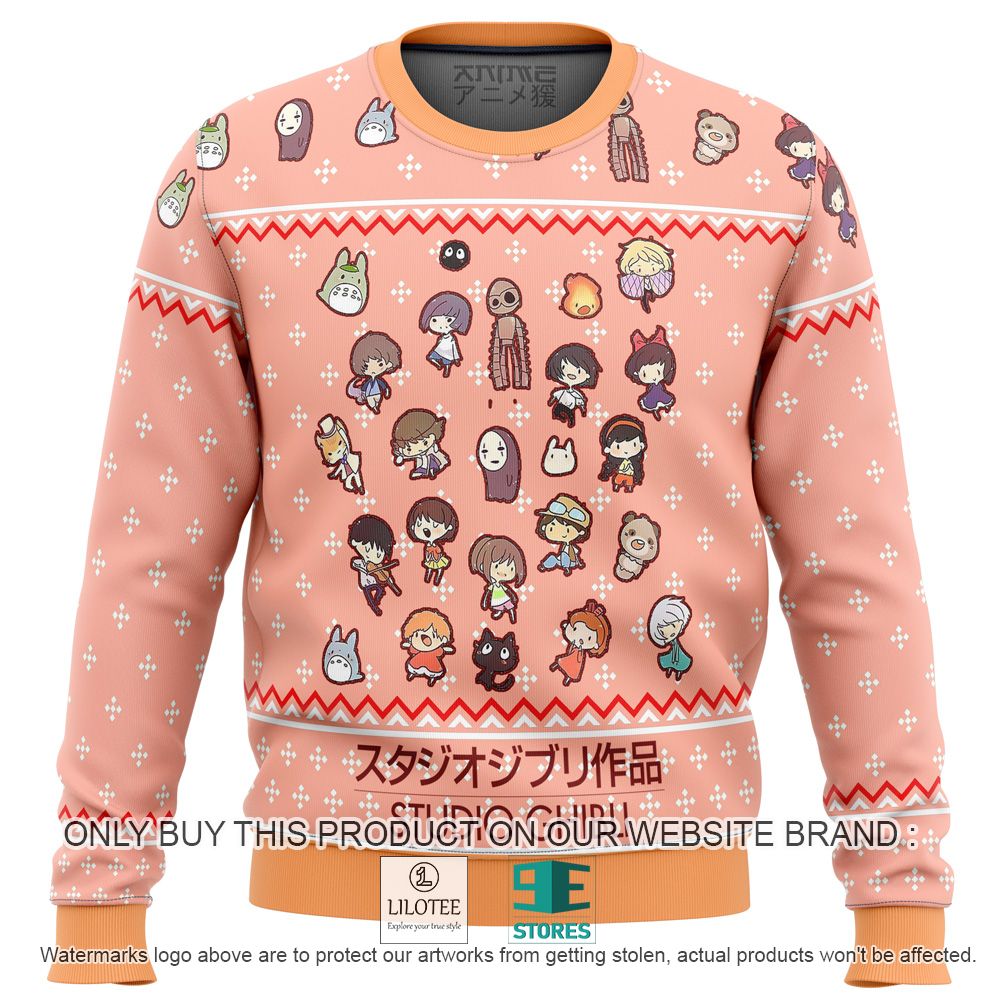 Studio Ghibli Cuties Anime Ugly Christmas Sweater - LIMITED EDITION 10