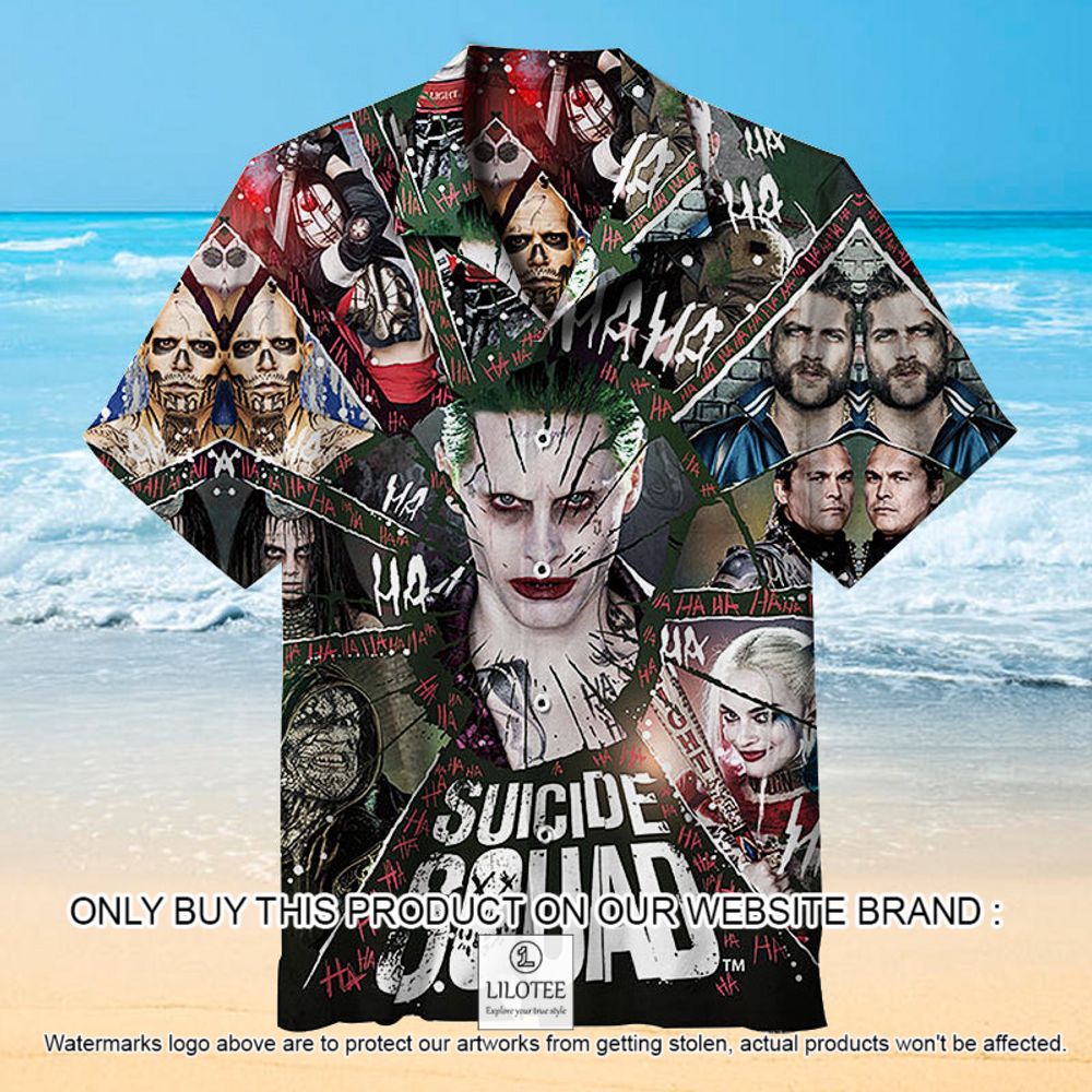 Suicide Squad Circle Movie Joker Short Sleeve Hawaiian Shirt - LIMITED EDITION 13