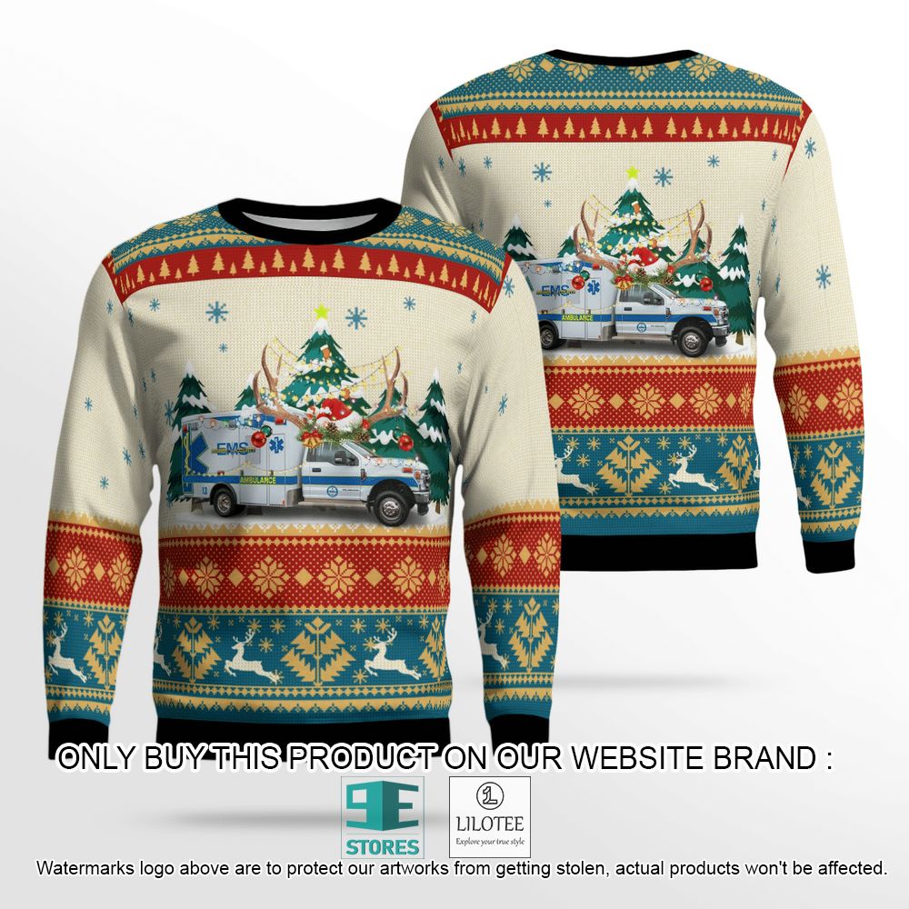 Sumner County EMS Christmas Wool Sweater - LIMITED EDITION 13