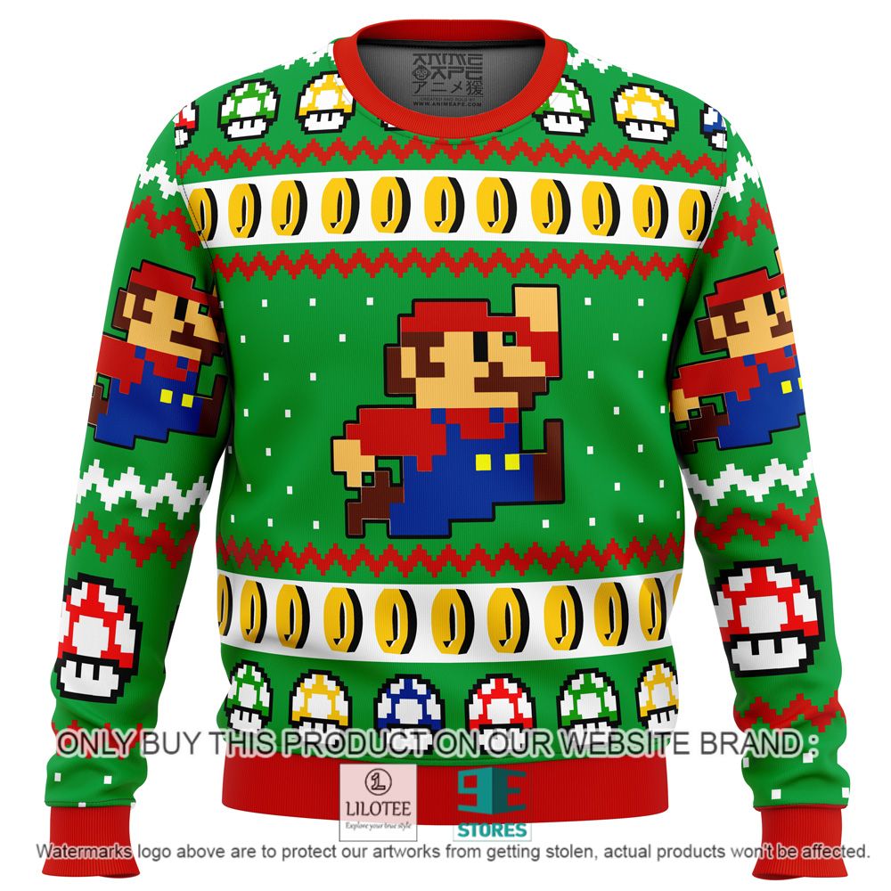 Super Mario Jump Christmas Sweater - LIMITED EDITION 10