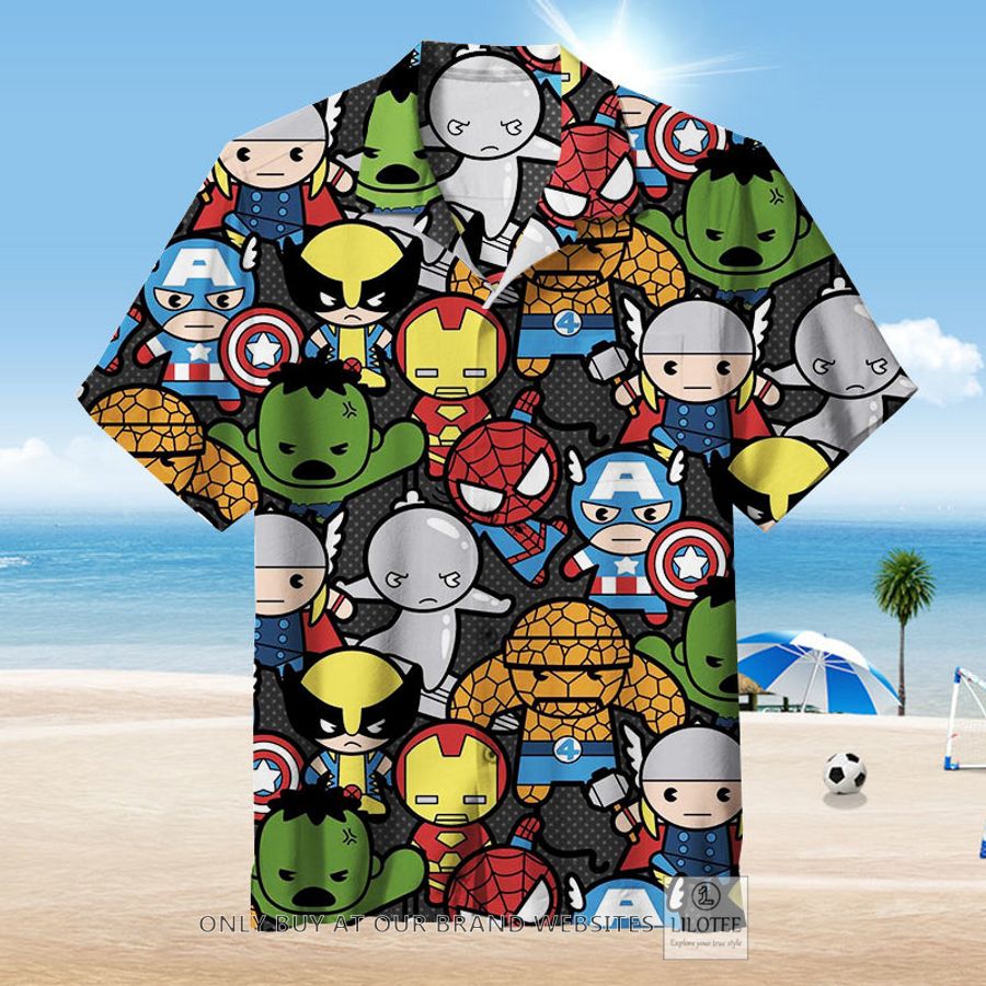 Superhero Avengers Chibi Hawaiian Shirt - LIMITED EDITION 8