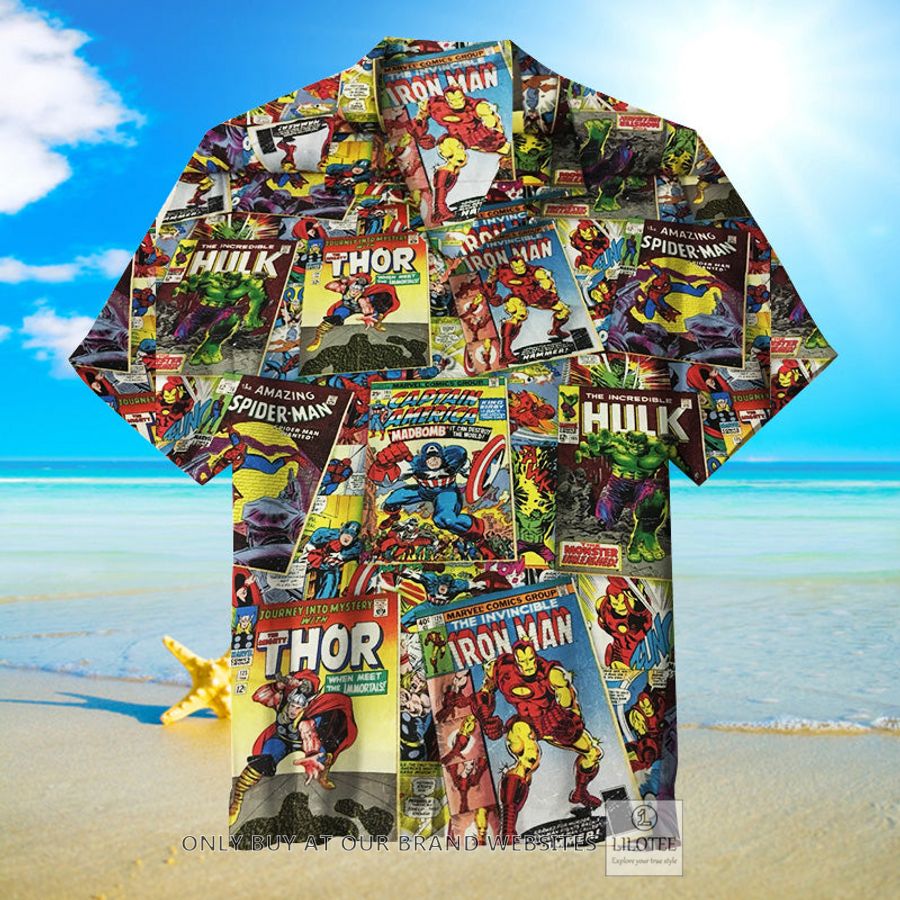 Superhero Marvel Comics Covers Hawaiian Shirt - LIMITED EDITION 8