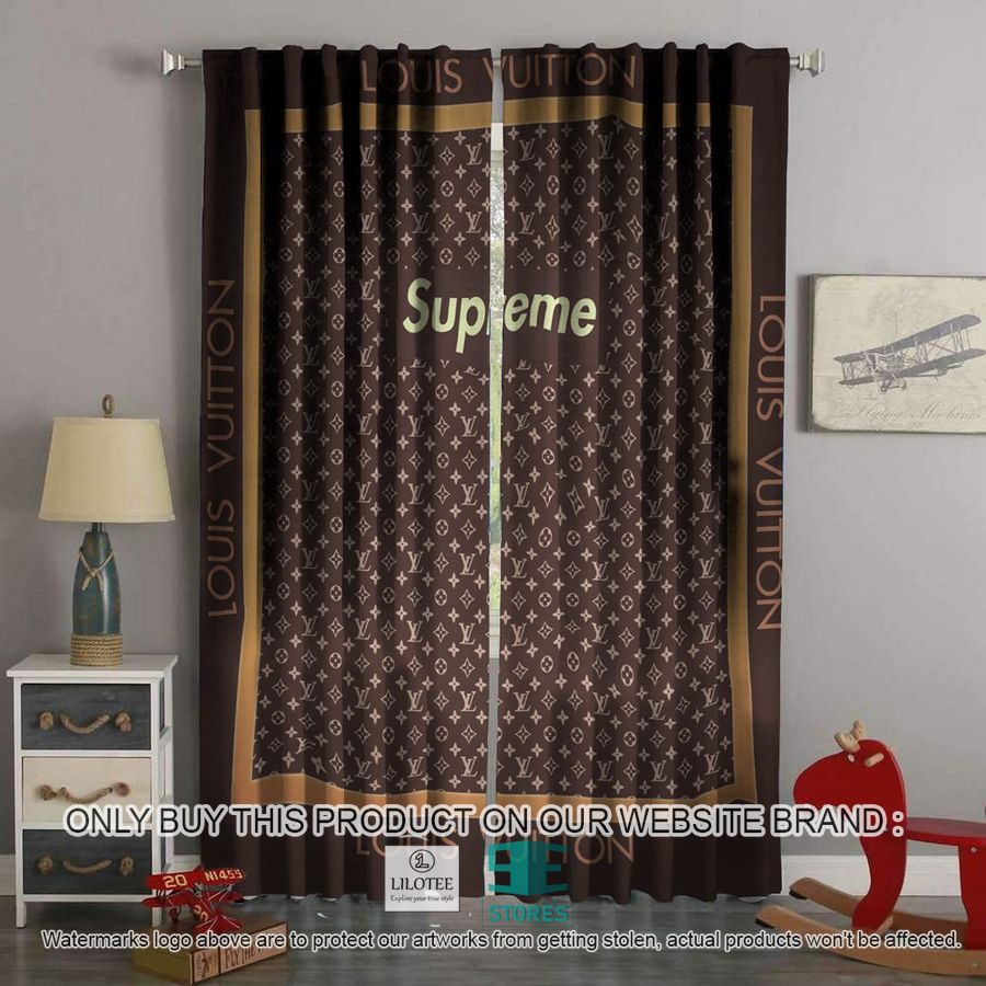 Supreme Louis Vuitton Brown Windown Curtain 8