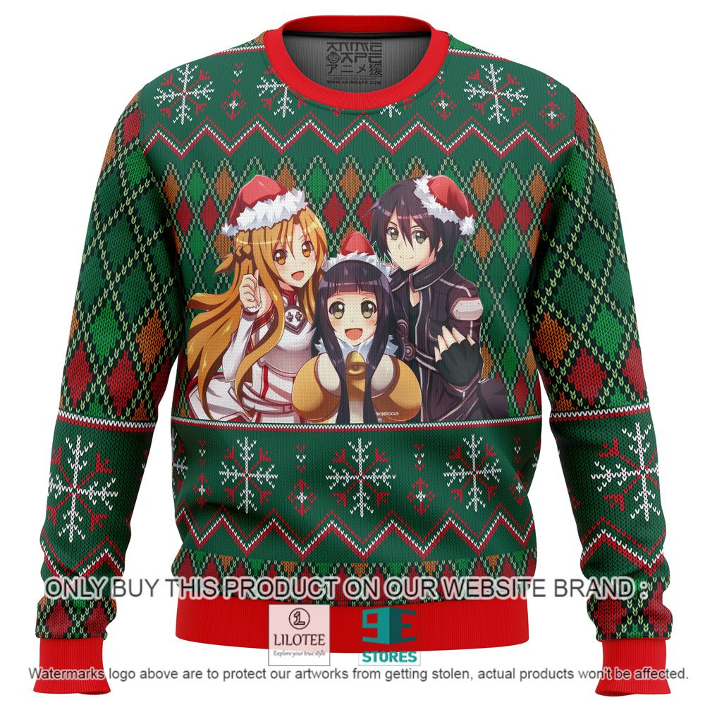 Sword Art Online Anime Christmas Sweater - LIMITED EDITION 11