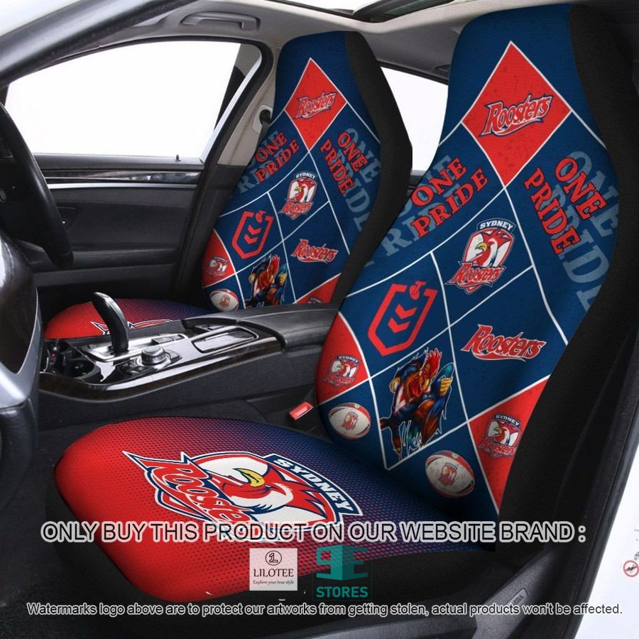 Sydney Roosters One Pride Car Seat Covers 8
