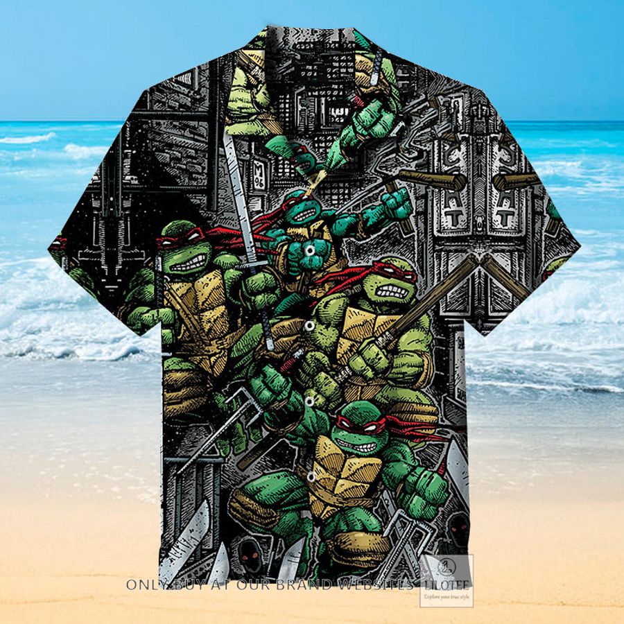 Teenage Mutant Ninja Turtles Comic black Hawaiian Shirt - LIMITED EDITION 8