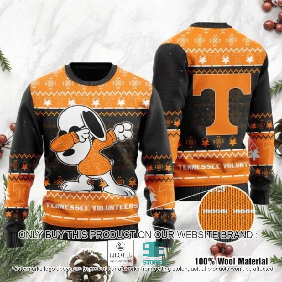 Tennessee Volunteers Snoopy Dabbing Ugly Chrisrtmas Sweater - LIMITED EDITION 3