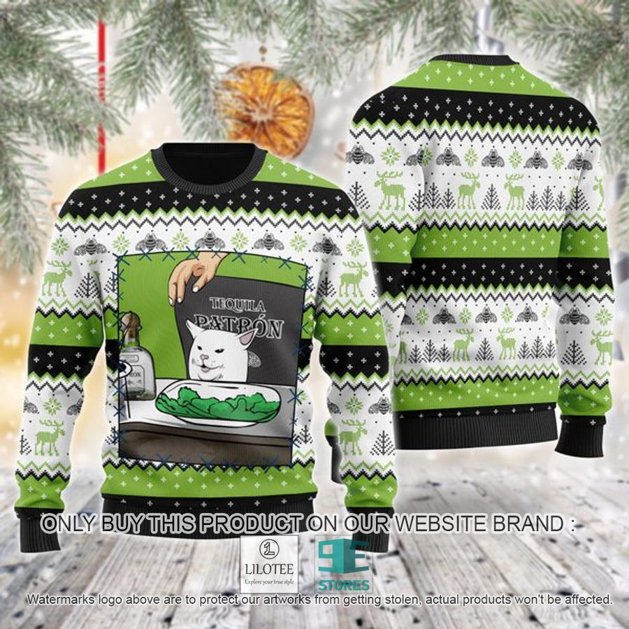 Tequila Patron Cat Meme Ugly Christmas Sweater - LIMITED EDITION 8