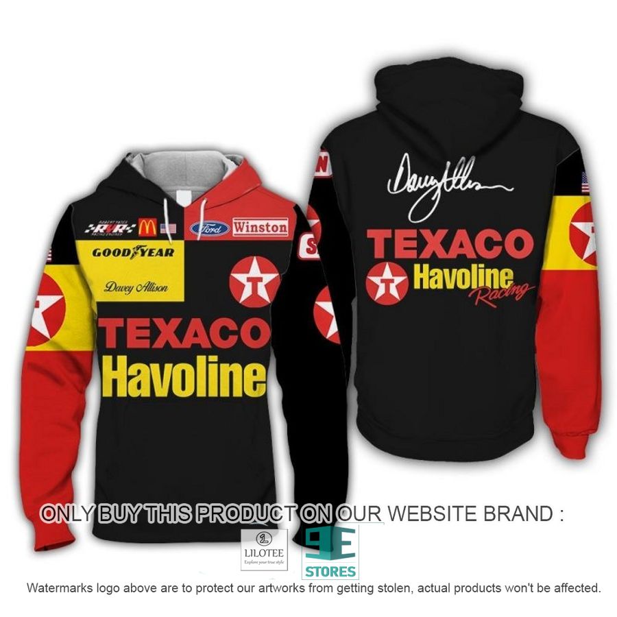 Texaco Davey Allison Racing 3D Shirt, Hoodie 7