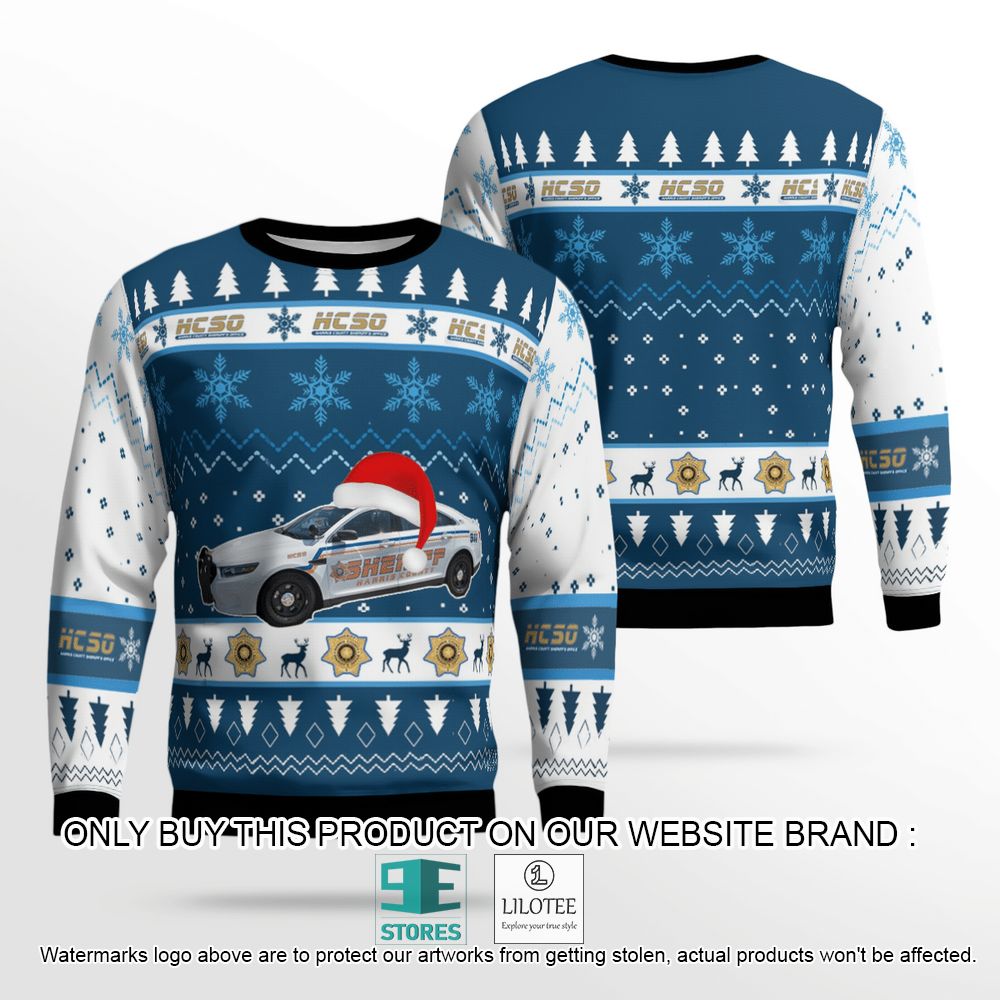 Texas Harris County Sheriff Christmas Wool Sweater - LIMITED EDITION 13