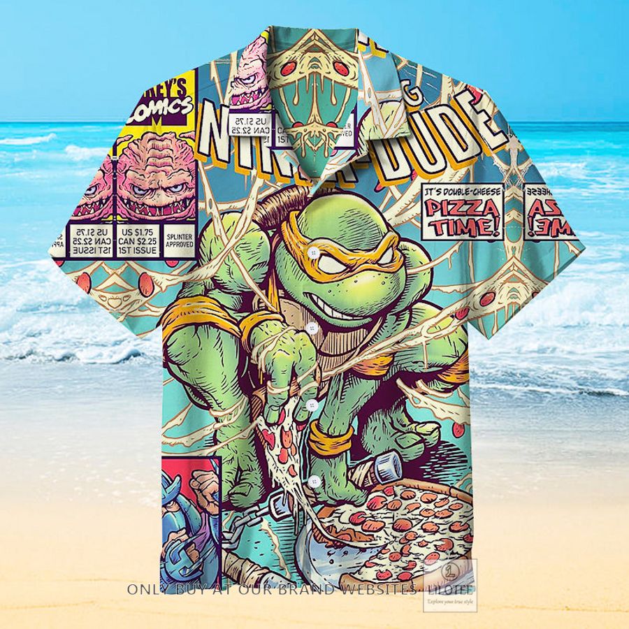 The Amazing Raph's Pizza Time Teenage Mutant Ninja Turtles Hawaiian Shirt - LIMITED EDITION 9