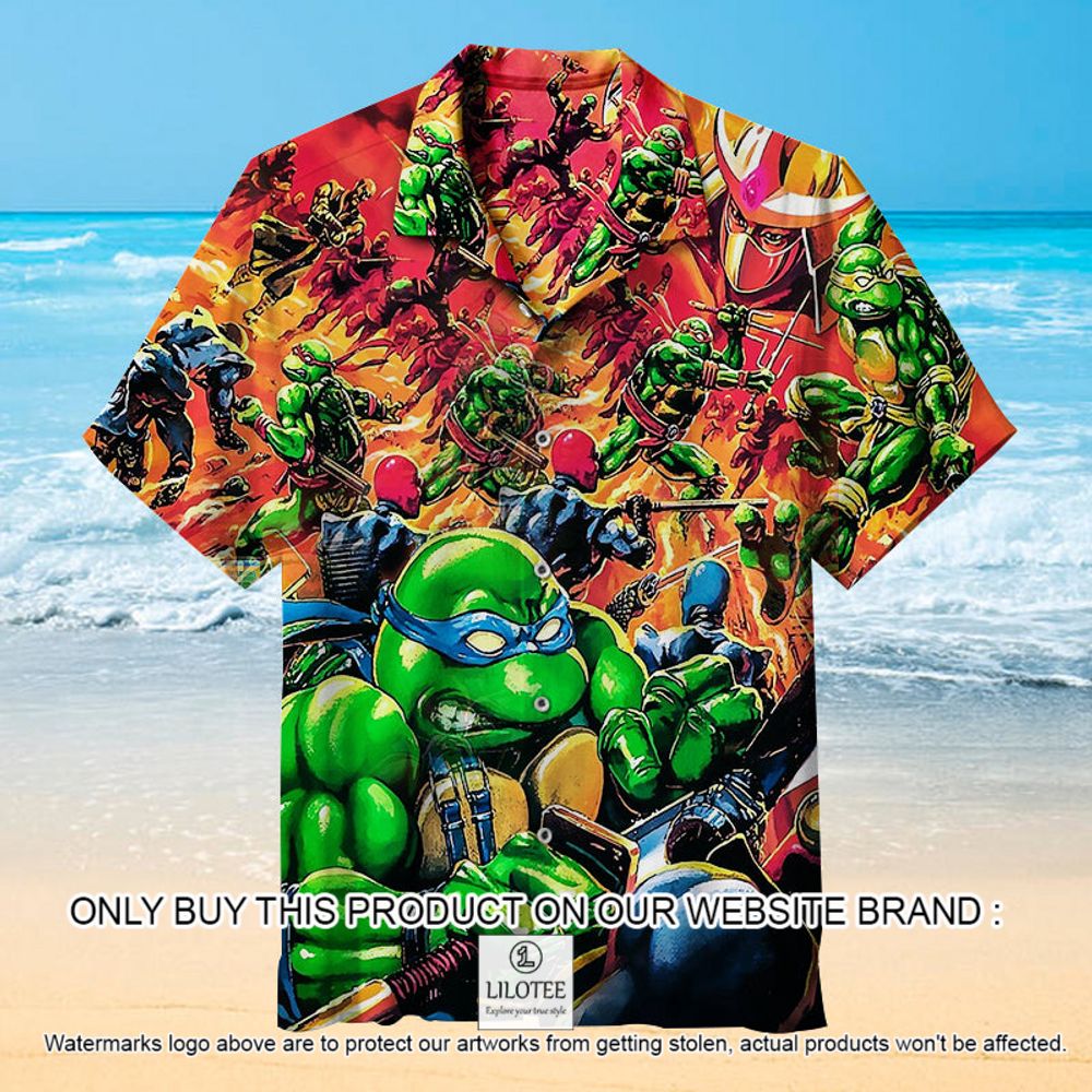 The Amazing Teenage Mutant Ninja Turtles Movie Short Sleeve Hawaiian Shirt - LIMITED EDITION 10