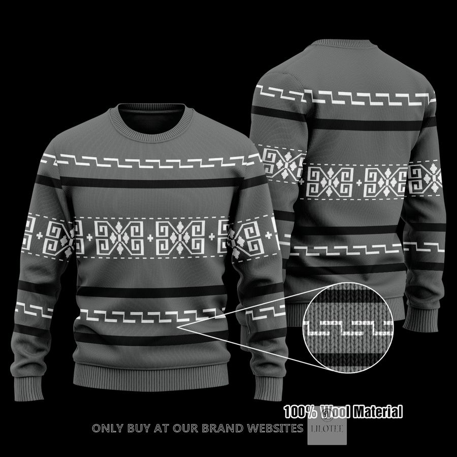 The Big Lebowski Grey Wool Sweater 8