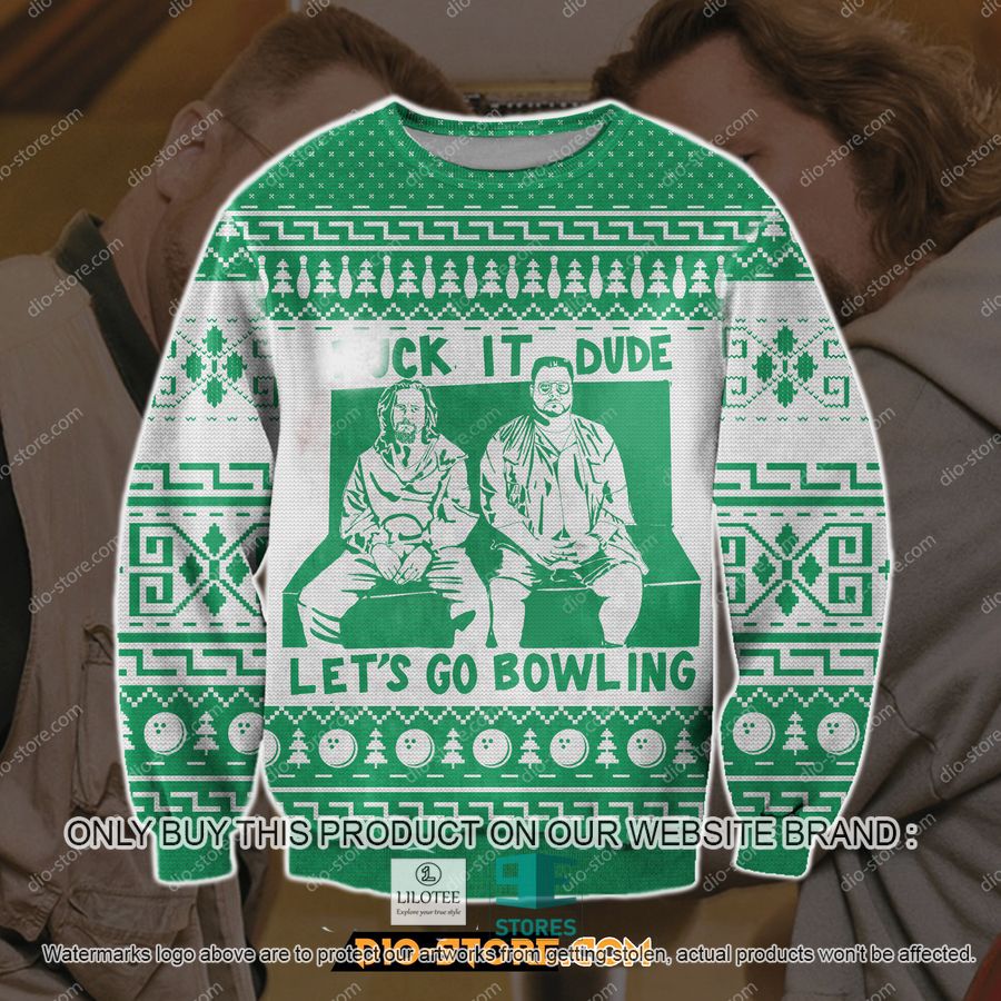 The Big Lebowski Let's go bowling Ugly Christmas Sweater, Sweatshirt 17