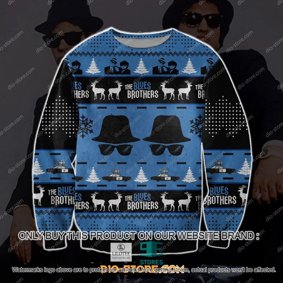 The Blues Brothers Ugly Christmas Sweater, Sweatshirt 16
