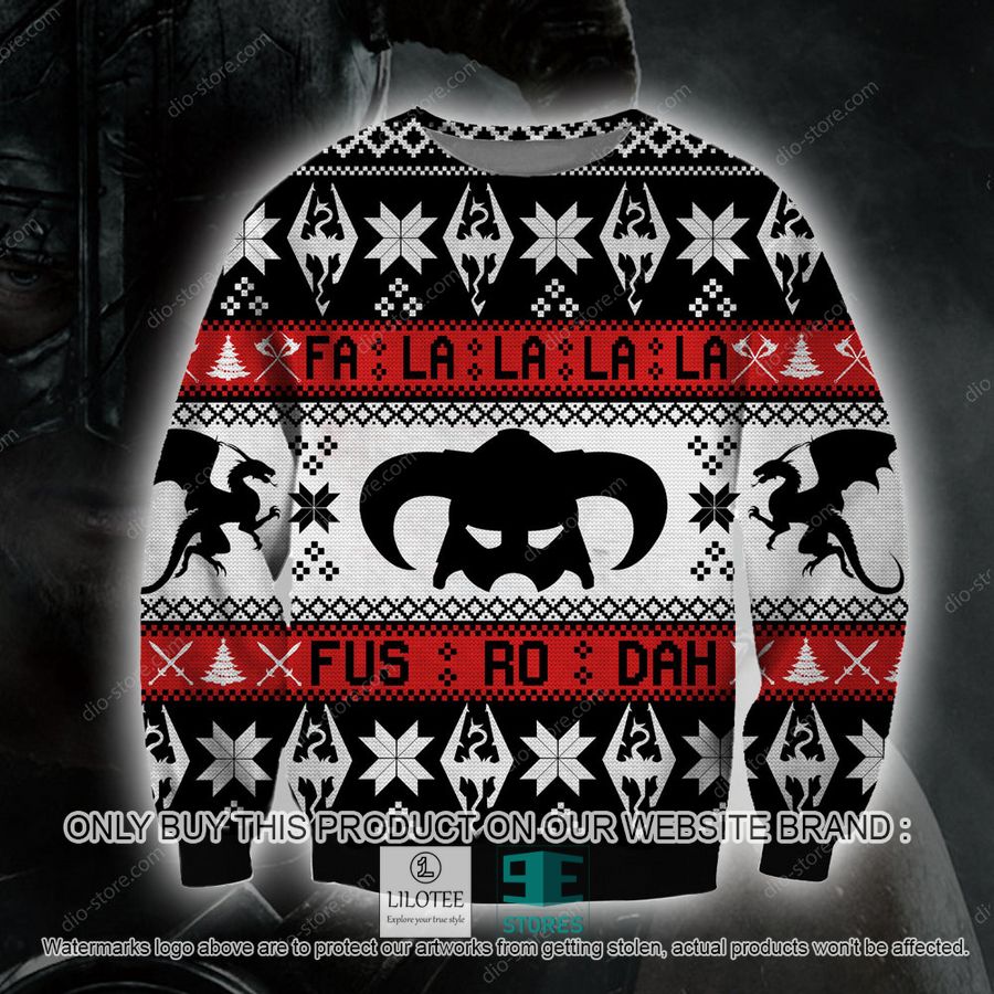 The Elder Scrolls Fus Ro Dah Knitted Wool Sweater - LIMITED EDITION 9