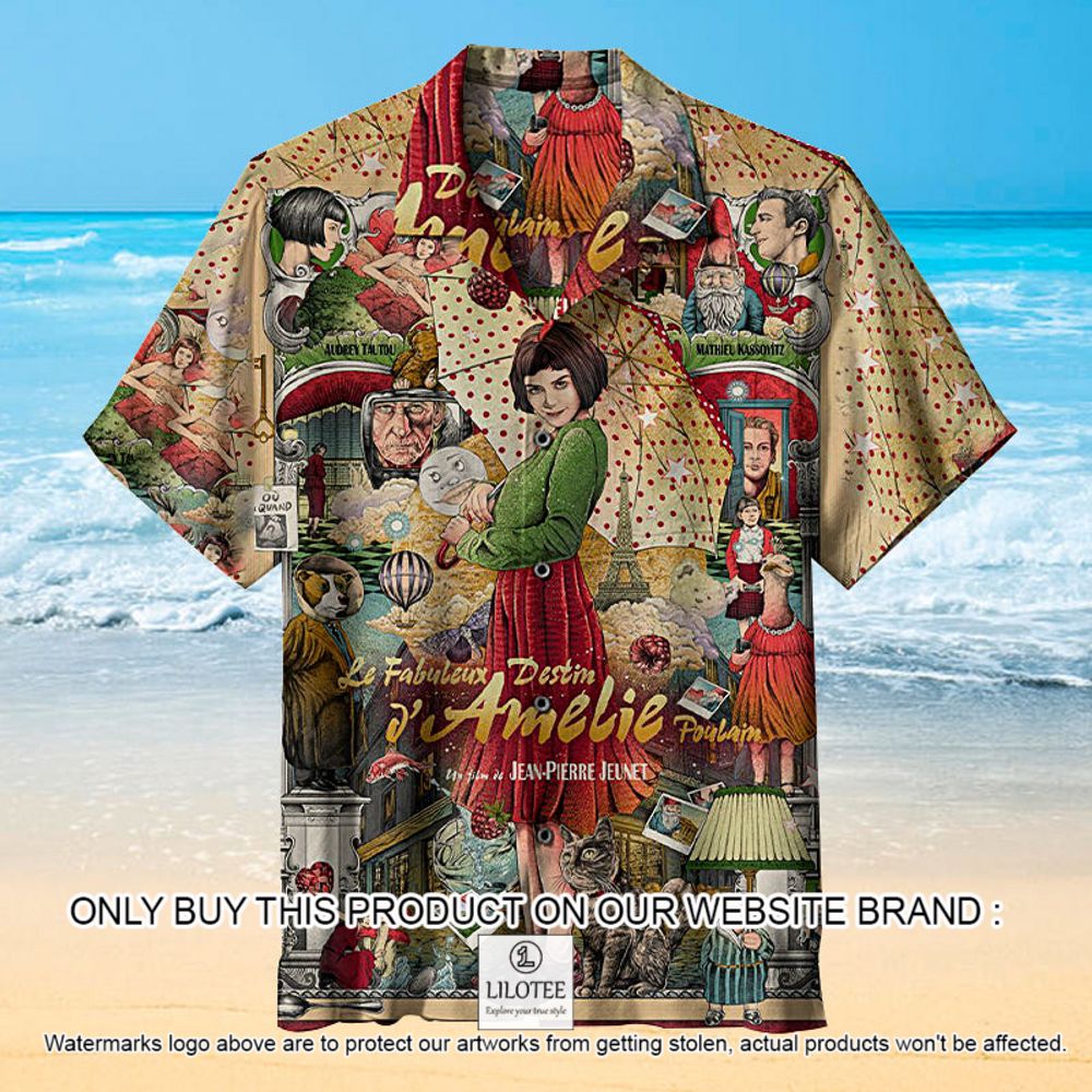 The Fabulous Destiny of Amelie Poulain Pattern Short Sleeve Hawaiian Shirt - LIMITED EDITION 12